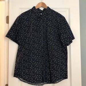 Short Sleeve Button Down Shirt.
